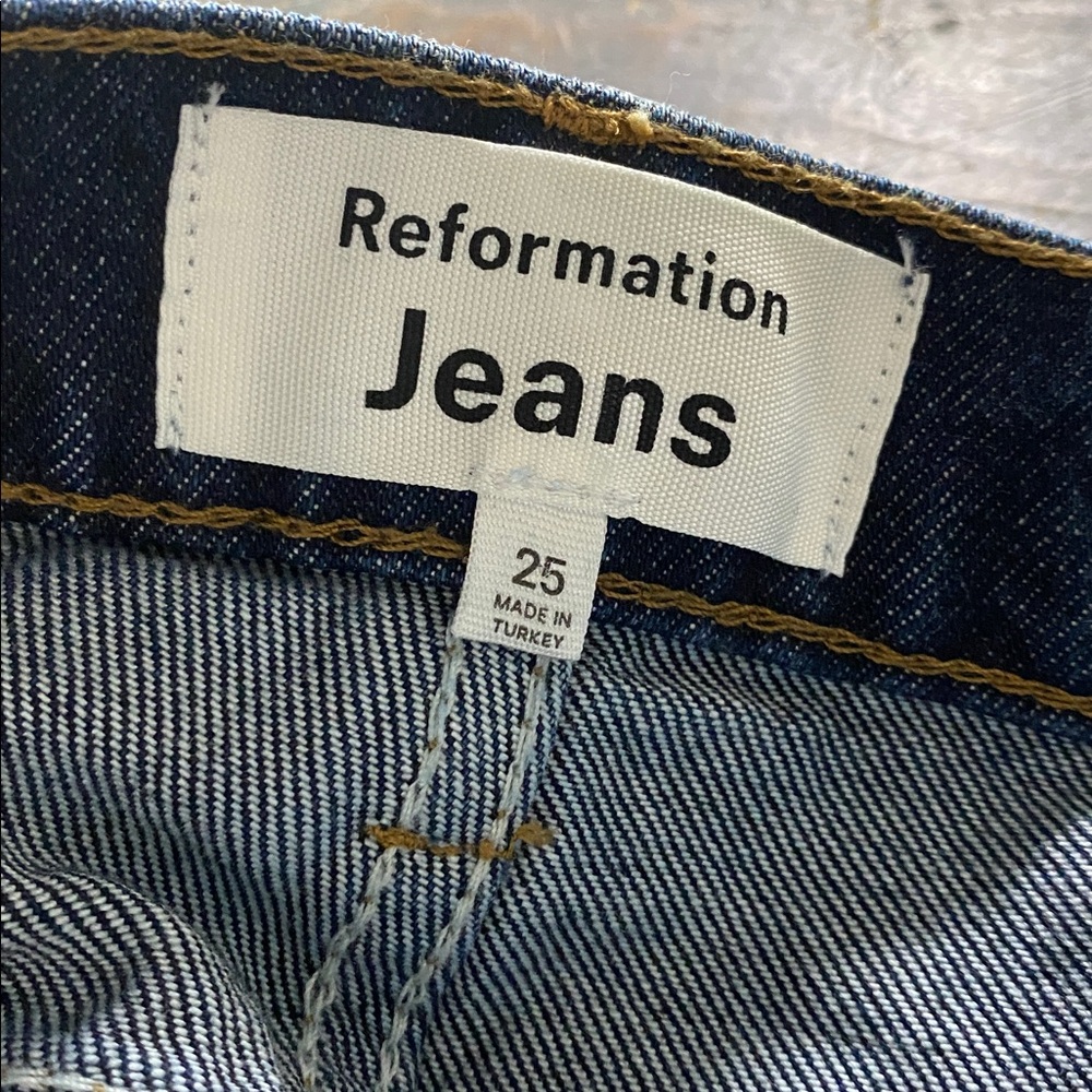 Val 90s Mid Rise Straight Jeans - Size 25 - Picture 6 of 9